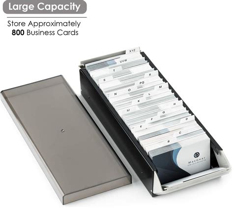 business card metal box|maxgear business card holders.